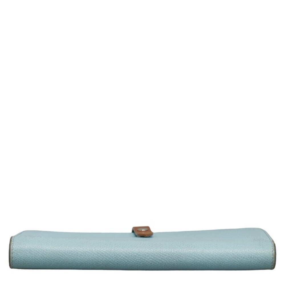 Celine Multi Function Bifold Wallet Blue Brown Le… - image 4